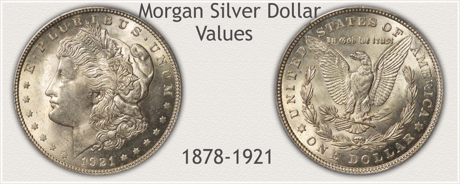 1 - Morgan Silver Dollar 1921 and Earlier Circulated at 's  Collectible Coins Store