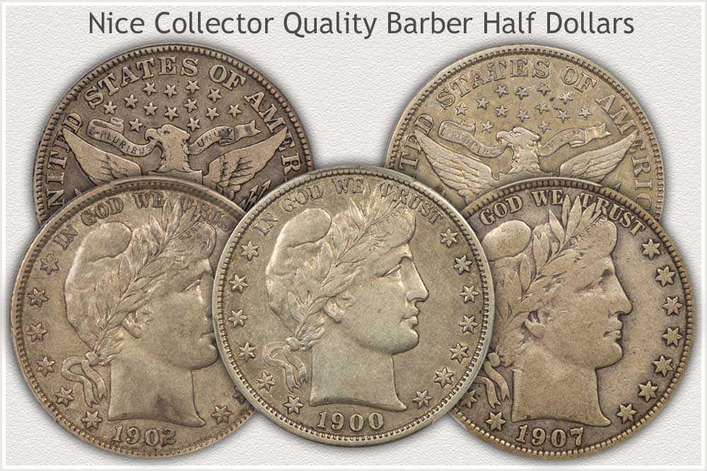 Quality Barber Half Dollars