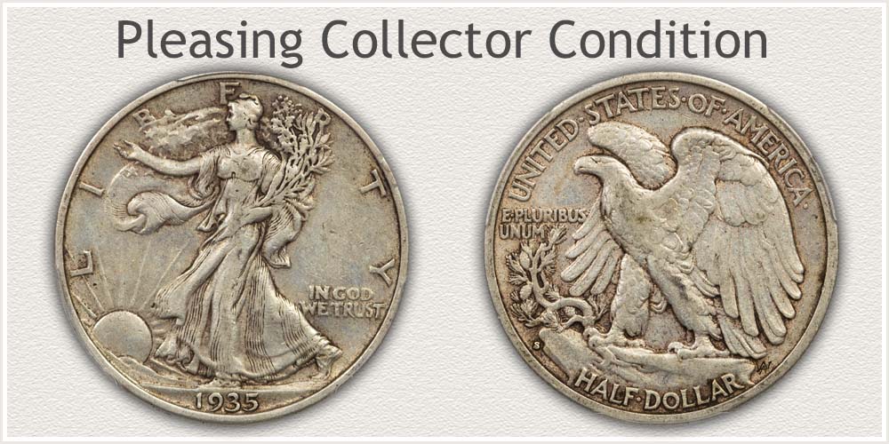 Walking Liberty Half Dollar Extremely Fine Grade