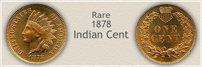 Rare 1878 Indian Penny