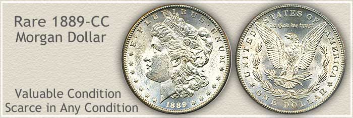 Rare 1889 Morgan Silver Dollar