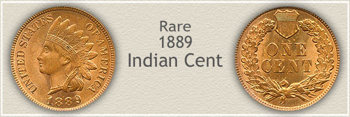 Rare 1889 Indian Penny