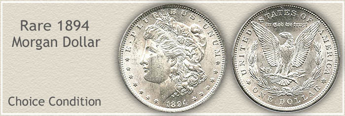 Rare 1894 Morgan Silver Dollar