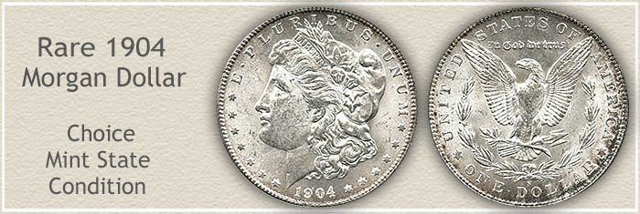 Rare 1904-S Morgan Silver Dollar