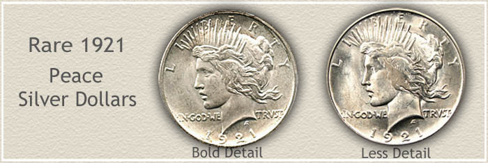 1921 Peace Silver Dollar Value Chart