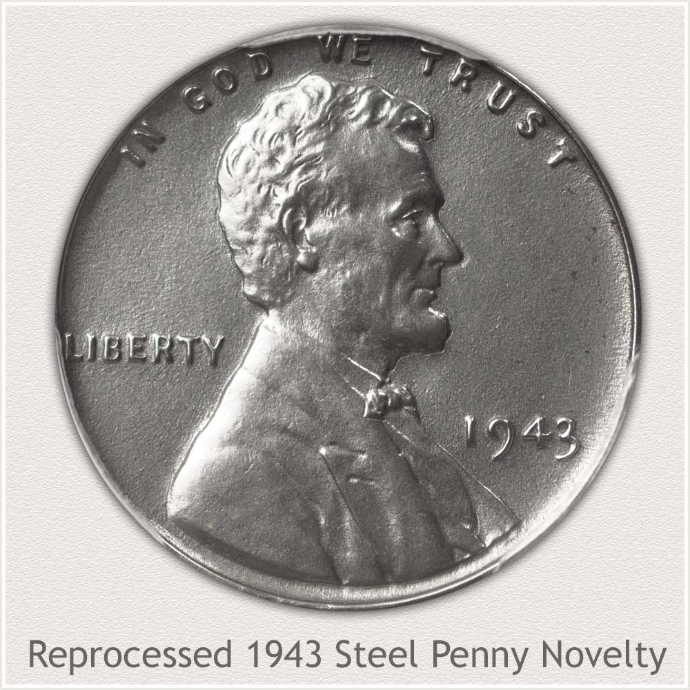 1943 Reprocessed 1943 Steel Cent