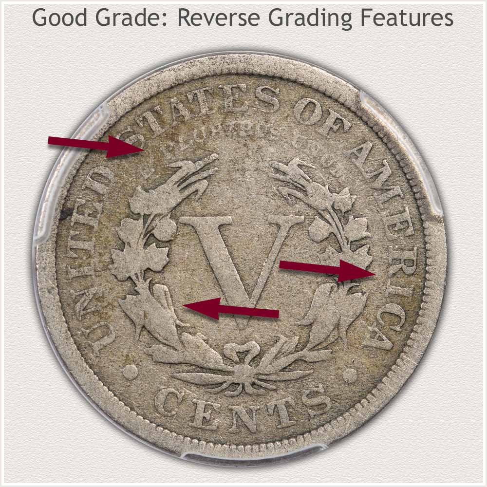 Highlighted on the Reverse of a Good Grade Liberty Nickel are Specific Condition Requirements
