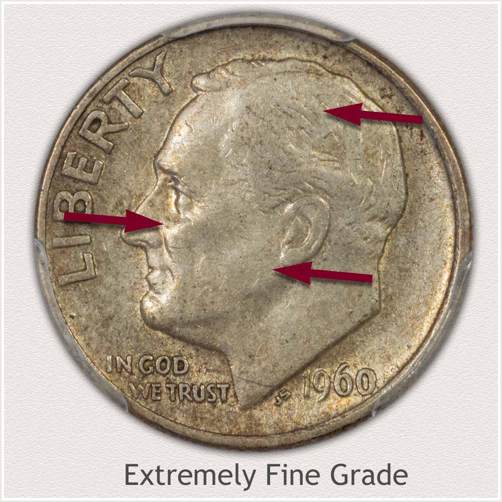 Roosevelt Dime Extremely Fine Grade