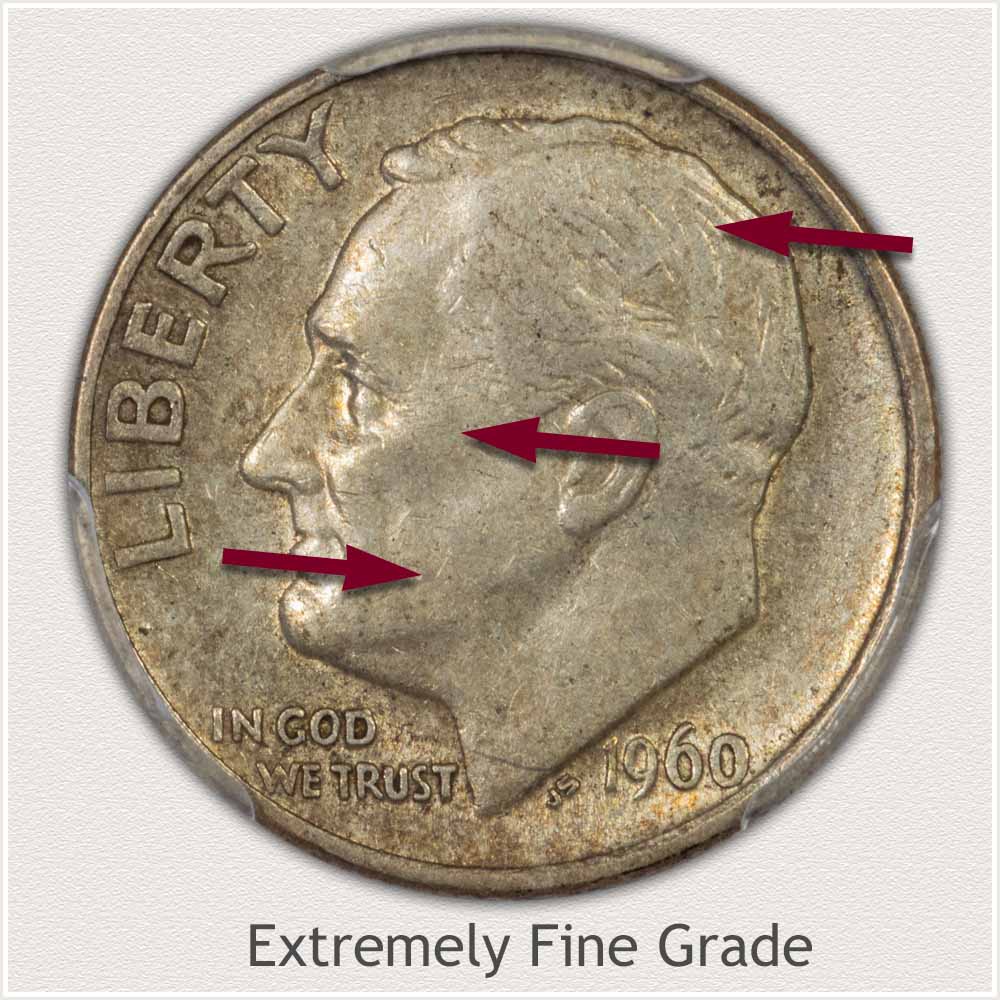 Roosevelt Dime Extremely Fine Grade