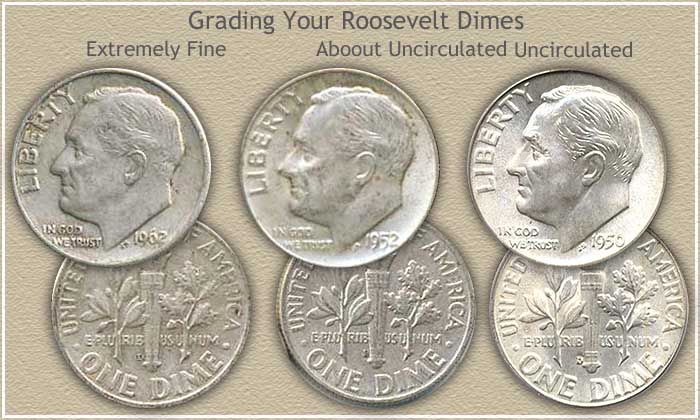 Silver Roosevelt Dime Value Chart