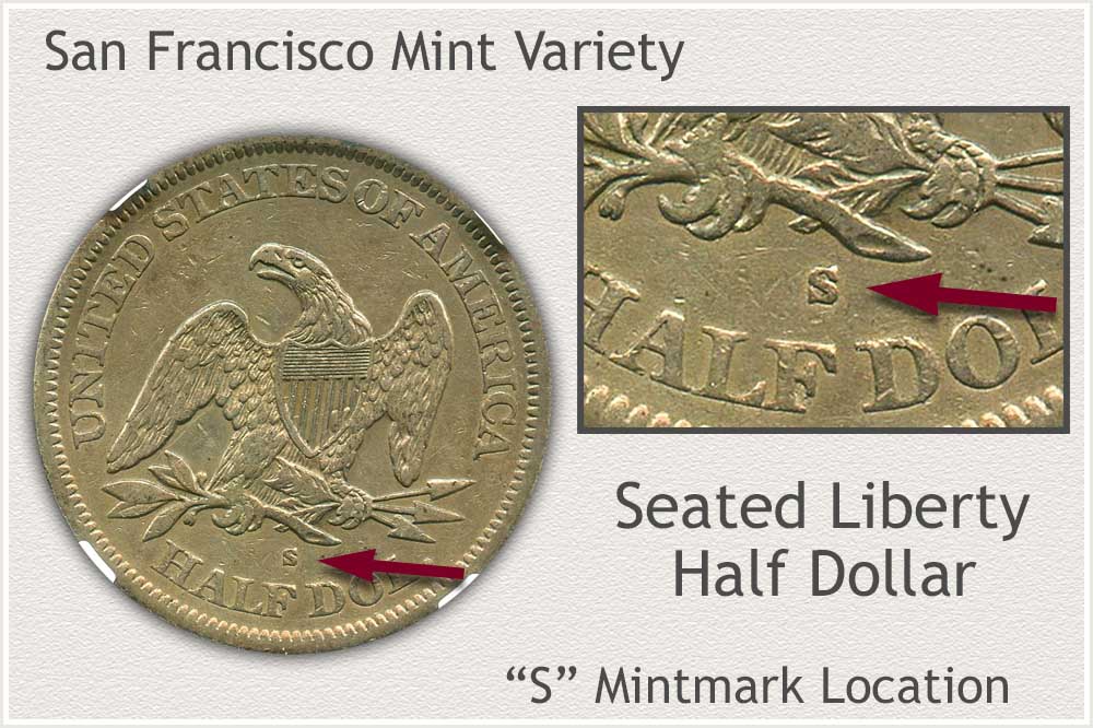 San Francisco Seated Liberty Half Dollar
