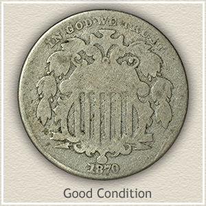 Shield Nickel Good Condition