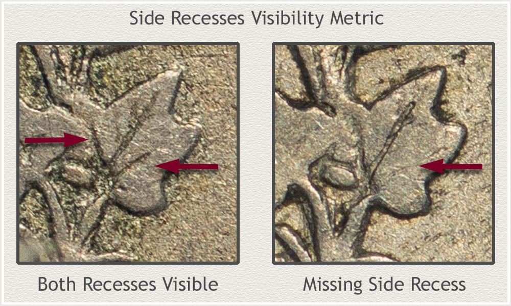 Details of the Side Recesses and Their Visual Metrics