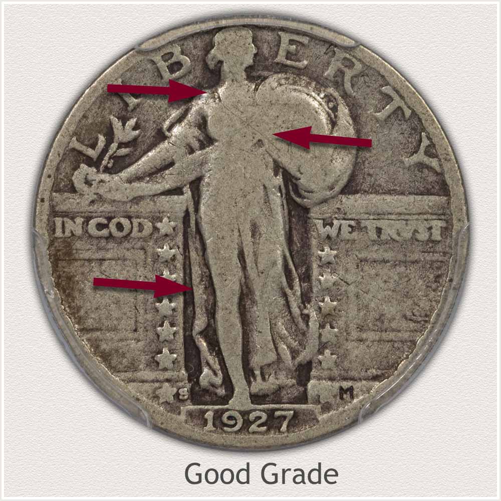 Standing Liberty Quarter in Good Grade