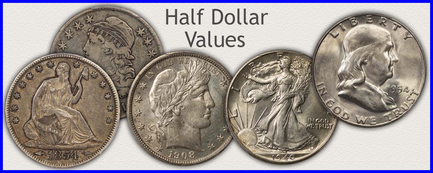 Visit...  Bust, Seated Liberty, Walking Liberty and Franklin Half Dollar Value