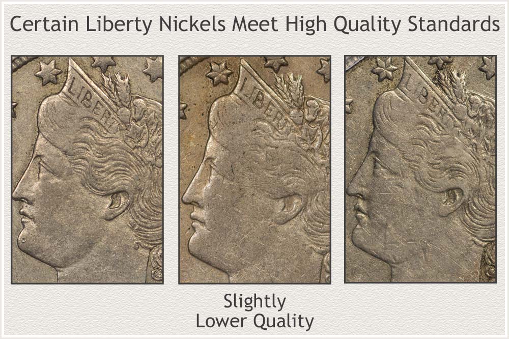 Comparing Circulation Quality of Liberty Nickels