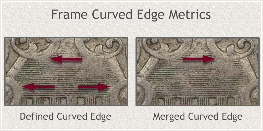 Comparison of Defined and Merged Curved Edges of Frame