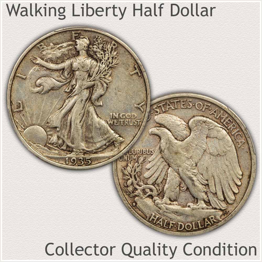 Walking Liberty Half Dollar in Extremely Fine Grade