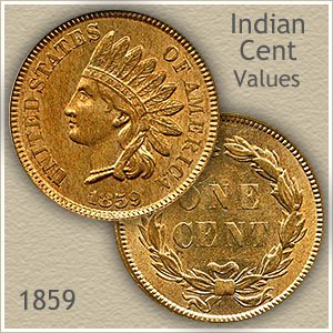 Uncirculated 1859 Indian Head Penny