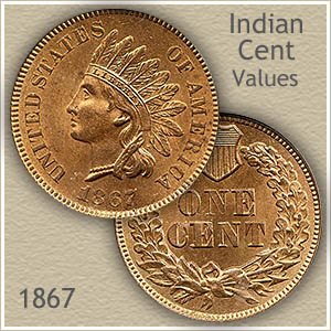 Uncirculated 1867 Indian Head Penny