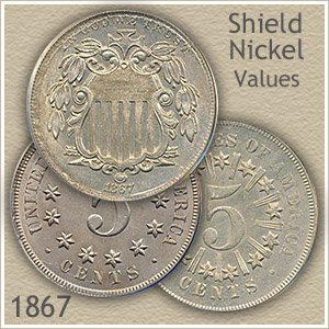 Uncirculated 1867 Nickel Value