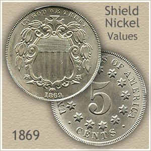 Uncirculated 1869 Nickel Value