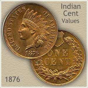 Uncirculated 1876 Indian Head Penny