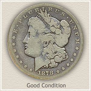 Morgan Silver Dollar 1878年　銀92% 1878 S MORGAN SILVER DOLLAR-FRESH FROM AN OLD COLLECTION- LOT AA