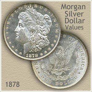 Uncirculated 1878 Morgan Silver Dollar Value