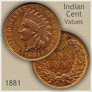 Uncirculated 1881 Indian Head Penny