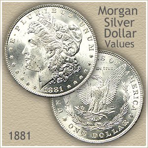 Uncirculated 1881 Morgan Silver Dollar Value