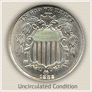 1882 Nickel Uncirculated Condition