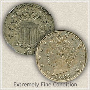 1883 Nickel Extremely Fine Condition