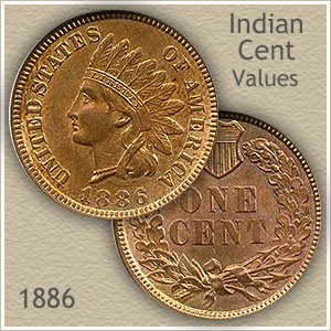 Uncirculated 1886 Indian Head Penny