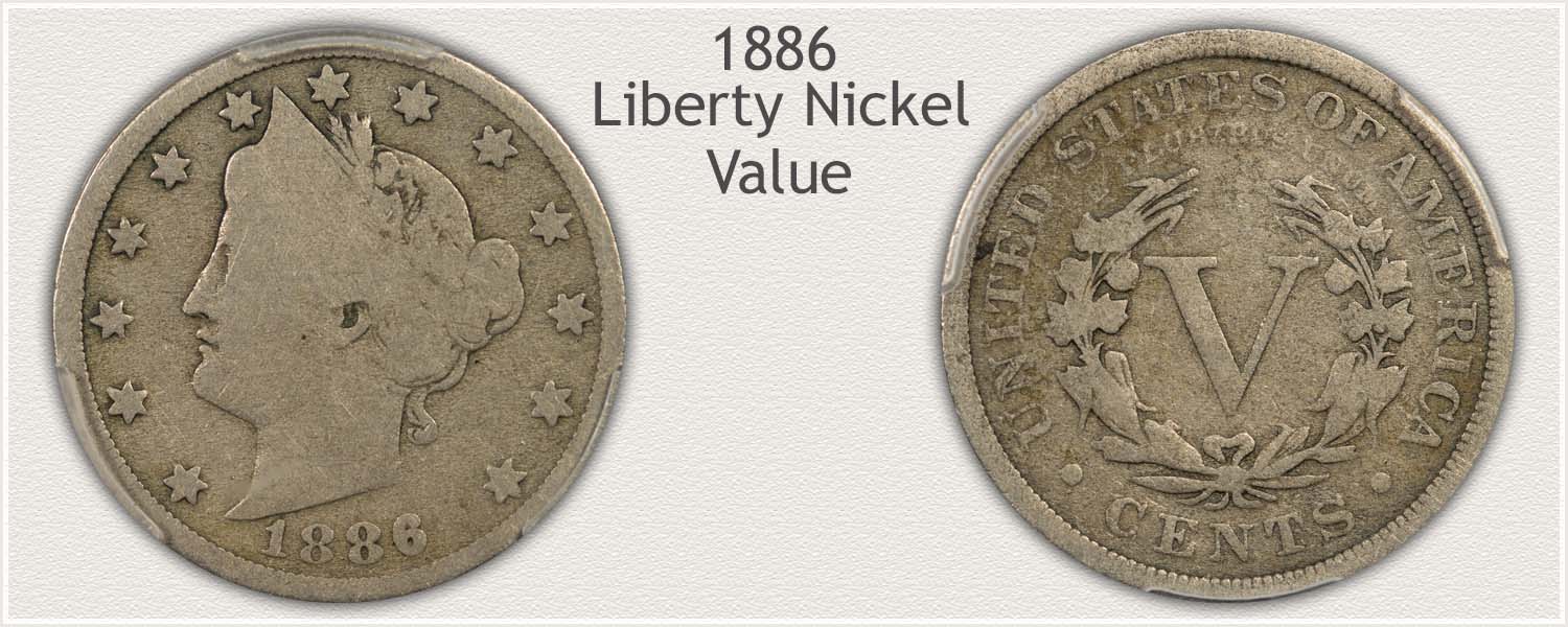1886 Liberty Nickel Representing Quality Value