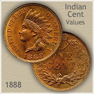 Uncirculated 1888 Indian Head Penny