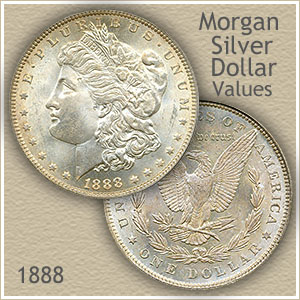 Uncirculated 1888 Morgan Silver Dollar Value