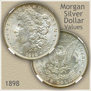 Uncirculated 1898 Morgan Silver Dollar Value