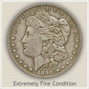 1898 Morgan Silver Dollar Extremely Fine Condition