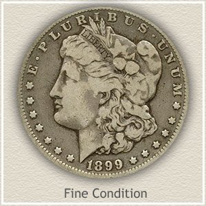 1899 Morgan Silver Dollar Fine Condition