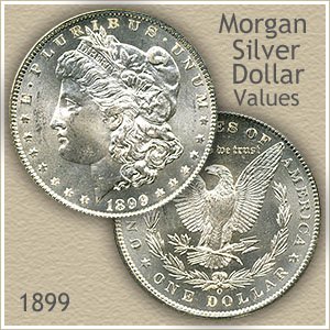 Uncirculated 1899 Morgan Silver Dollar Value