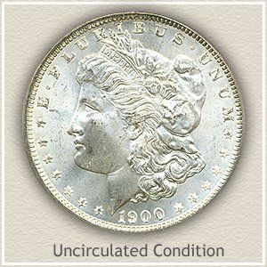 1900 Morgan Silver Dollar Uncirculated Condition