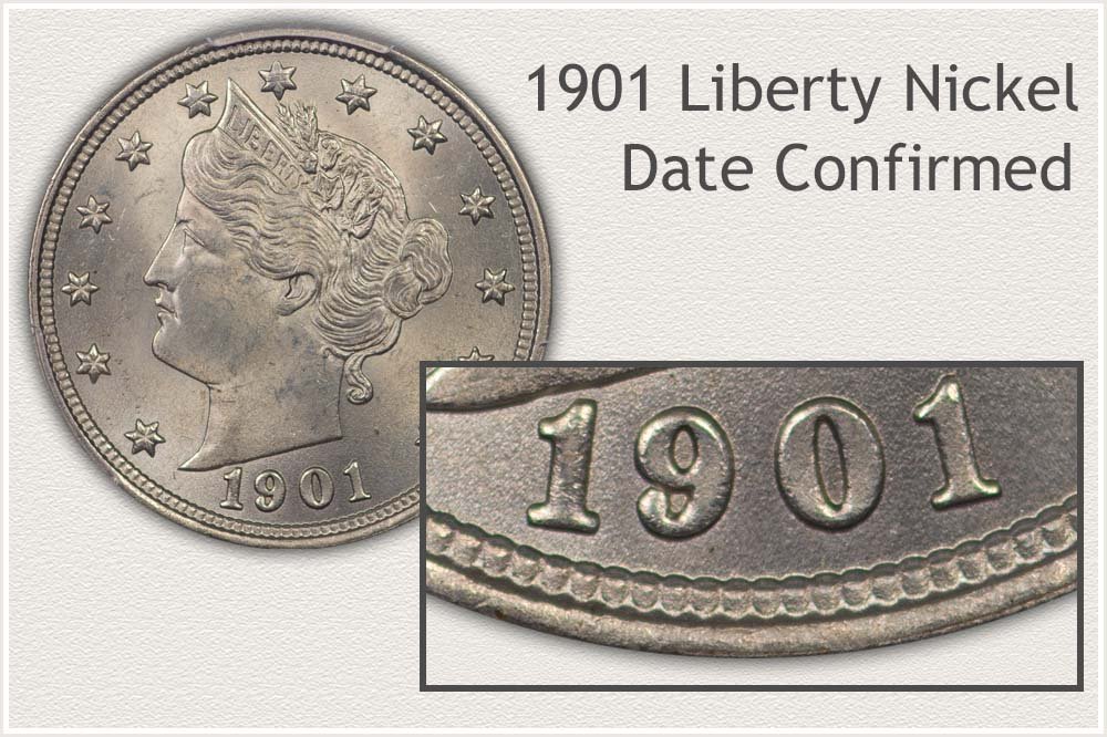 Image Confirming 1901 Date Liberty Nickel