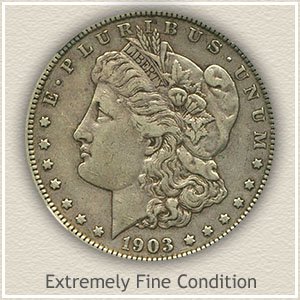 1903 Morgan Silver Dollar Extremely Fine Condition