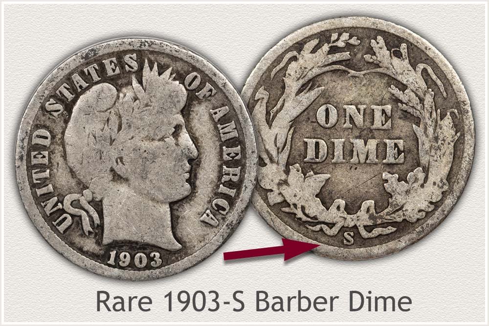 1903-S Barber Dime