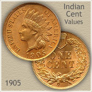 Uncirculated 1905 Indian Head Penny
