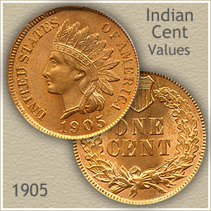 Uncirculated 1905 Indian Head Penny