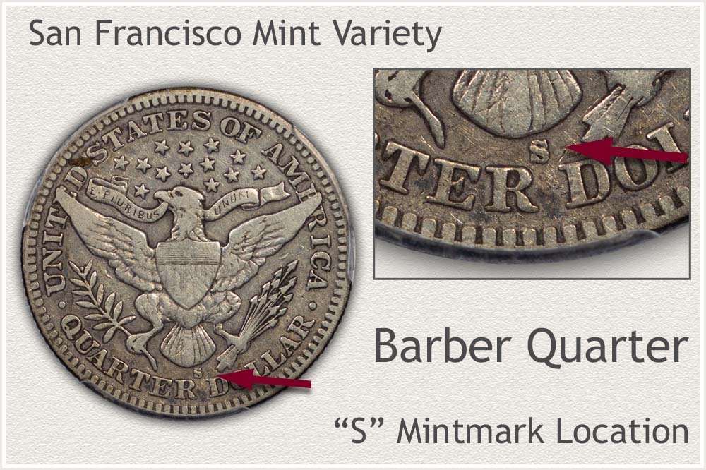 1905-S Barber Quarter