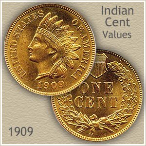 Uncirculated 1909 Indian Head Penny