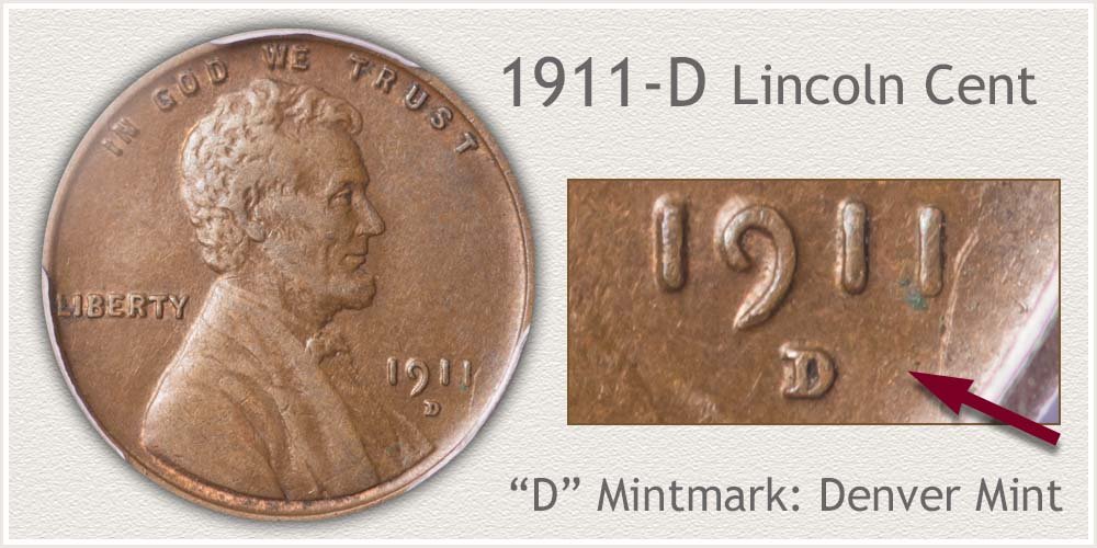 1911-D Lincoln Penny